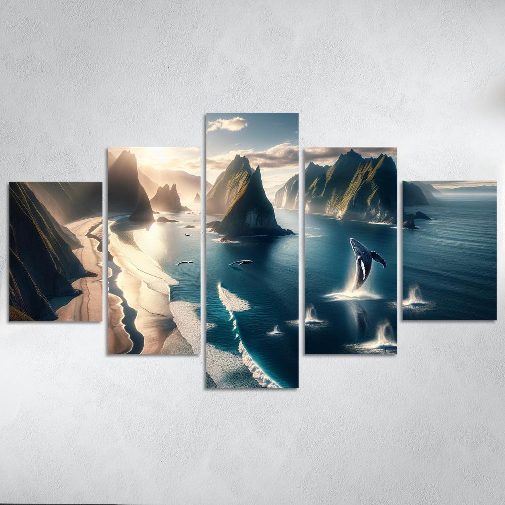 Whale Watching Point Custom Paintings Frame