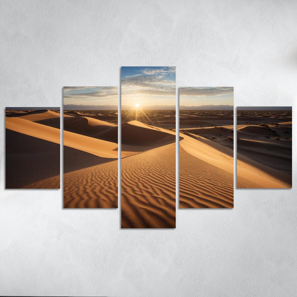 The Enigmatic Beauty Of Desert Landscapes Oil Paintings Frame