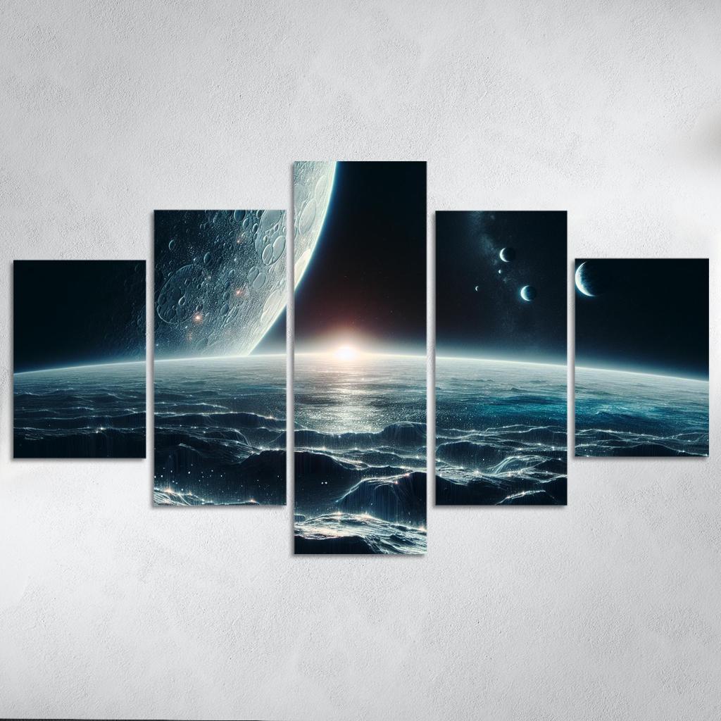 The Chilling Reality Of Ice Worlds Abstract Paintings Frame