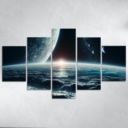 The Chilling Reality Of Ice Worlds Abstract Paintings Frame