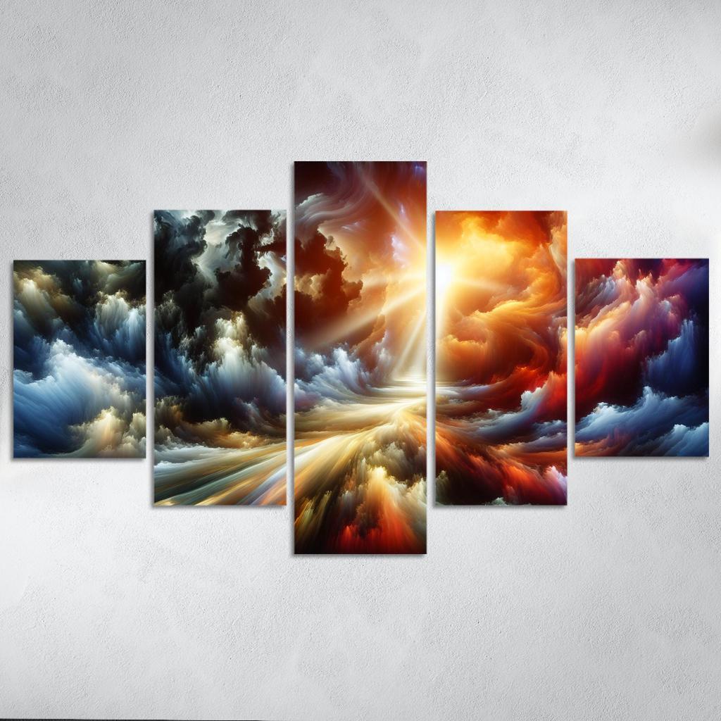 The Essence Of Light And Shadow Modern Paintings Frame