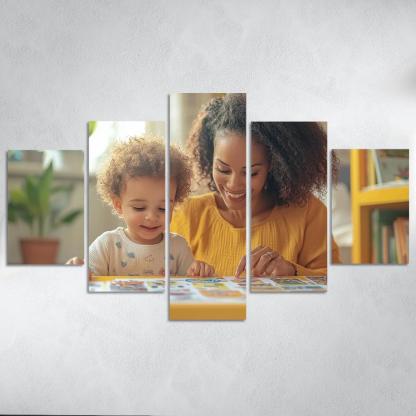 Radiant Dreams A Mothers Vision For The Future Canvas Paintings Frame