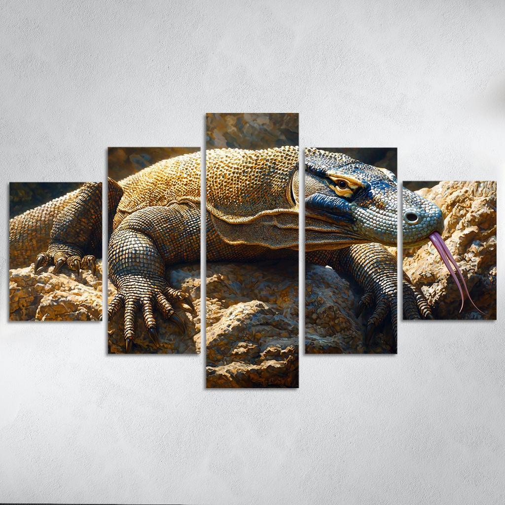 The Powerful Komodo Dragon The Earth's Largest Lizard Art Trends