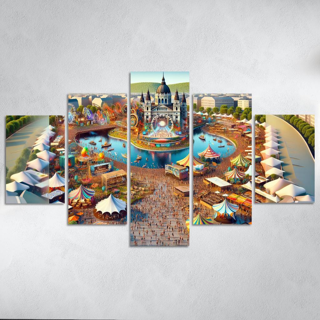 Sziget Festival Canvas Paintings Frame
