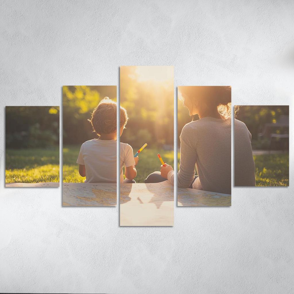 The Map Of Memories Navigating A Mothers Love One-piece Frames