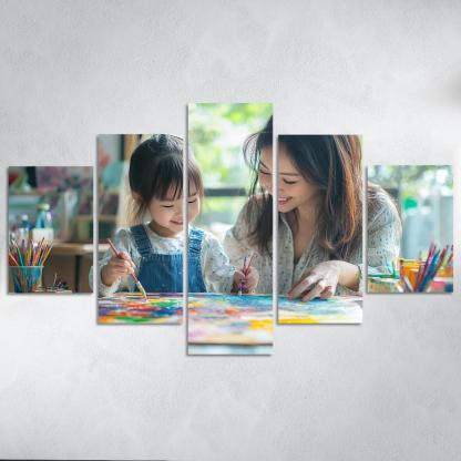 The Canvas Of Life A Mothers Creative Love One-piece Frames