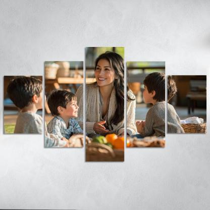 Lifelong Lessons A Mothers Wisdom Across Generations Canvas Paintings Frame