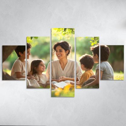 Stories Of Strength A Mothers Journey Canvas Paintings Frame