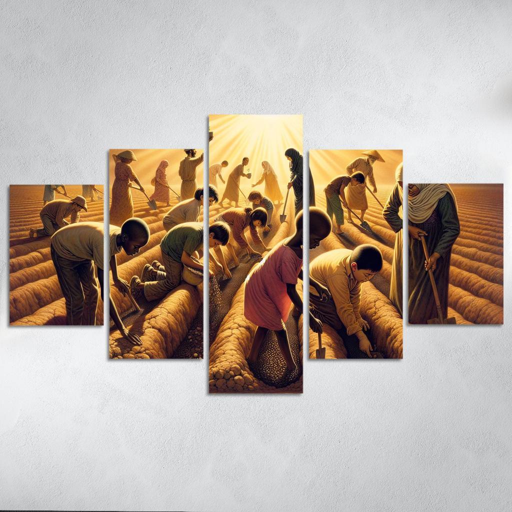 Future Generations The Legacy Of Our Choices Custom Paintings Frame