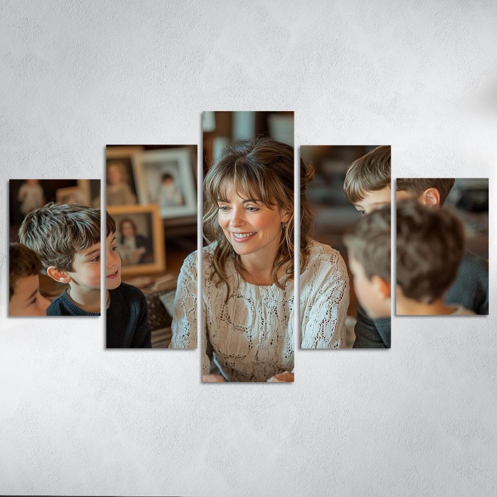 The Wisdom Of Generations Lessons From Mom Custom Paintings Frame