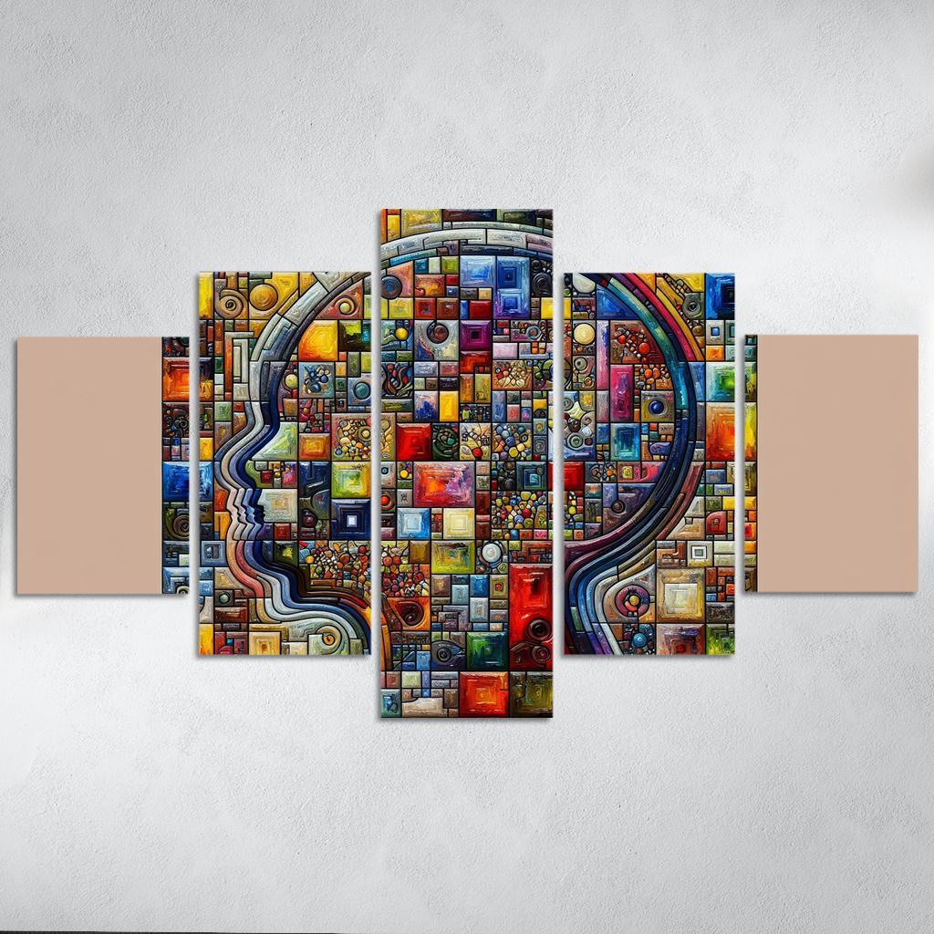 Mosaic Of The Mind Premium Artwork Frames