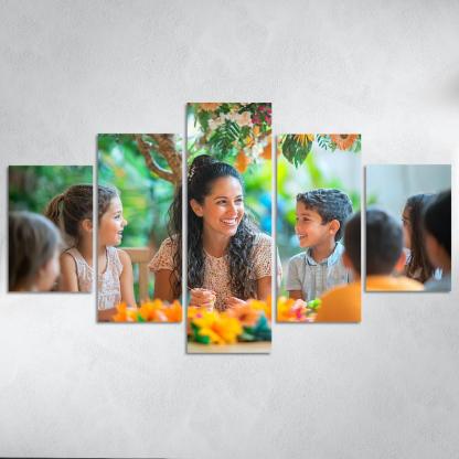 The Circle Of Life Nurturing Connections Custom Paintings Frame