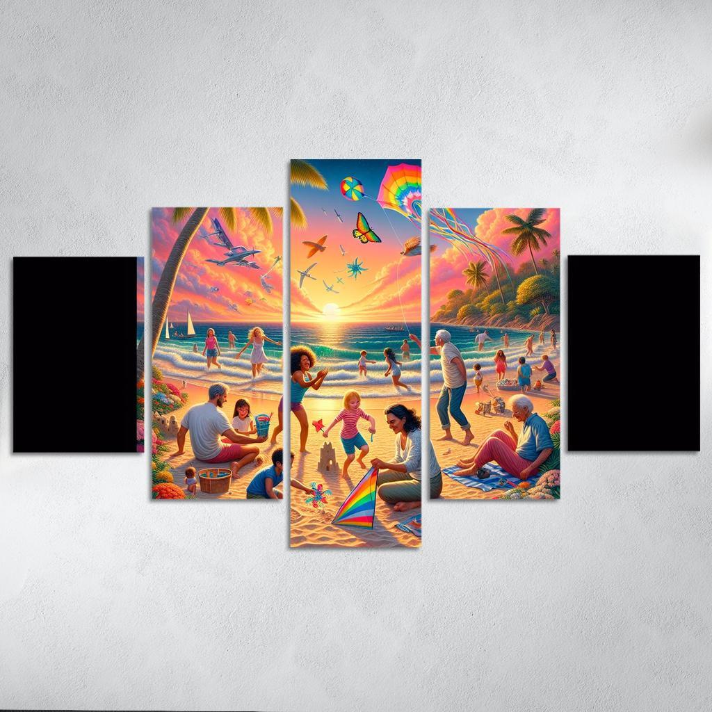 Sunset Sands The Perfect Family Retreat Custom Paintings Frame