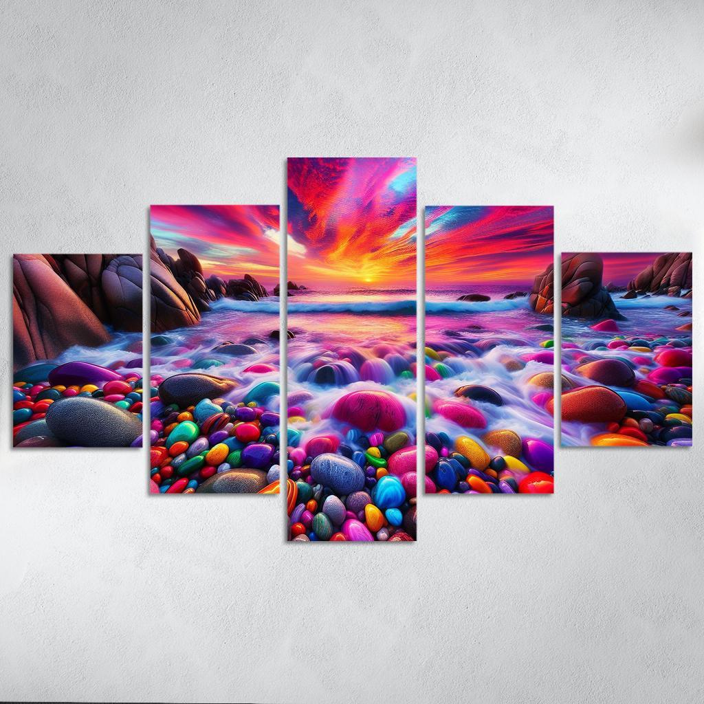 Cove Of Colors A Photographer's Paradise Custom Paintings Frame