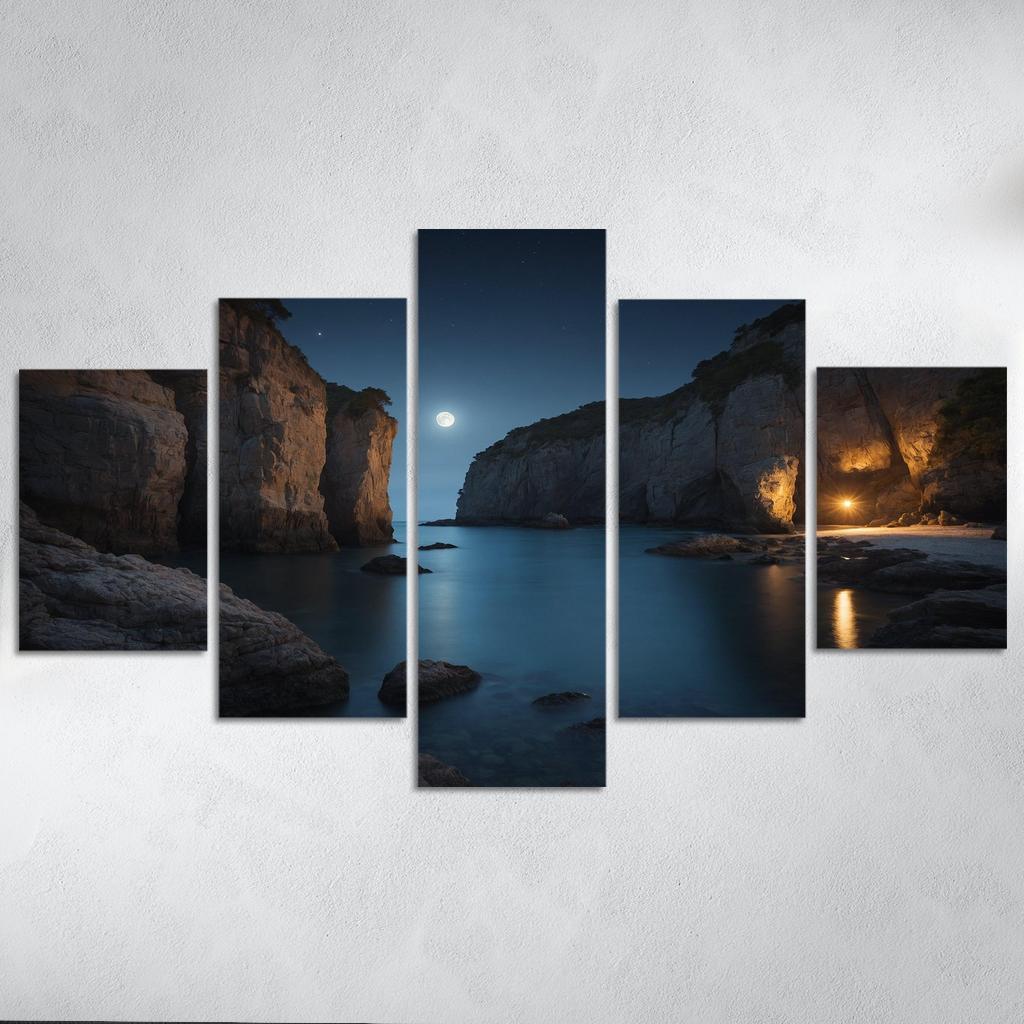 The Enchanted Coves Of Moonlit Waters Art Trends