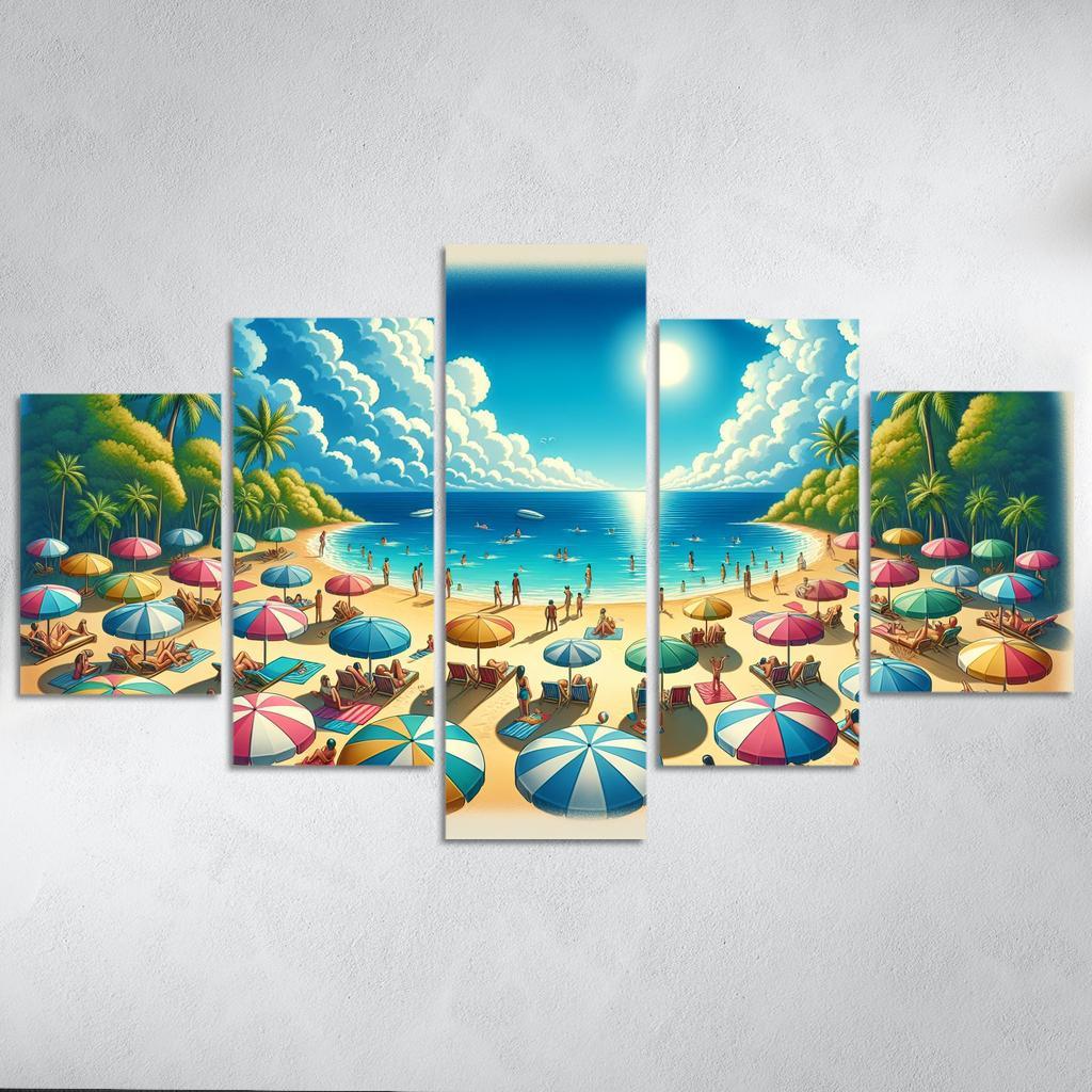 The Azure Beach Custom Paintings Frame
