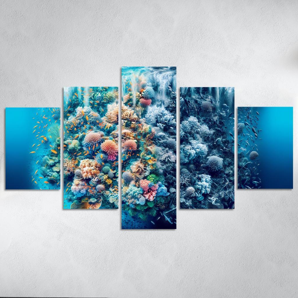 Ocean's Cry A Call To Protect Marine Life Custom Paintings Frame