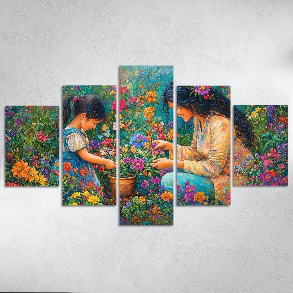 The Garden Of Gratitude A Mothers Nurturing Hands One-piece Frames