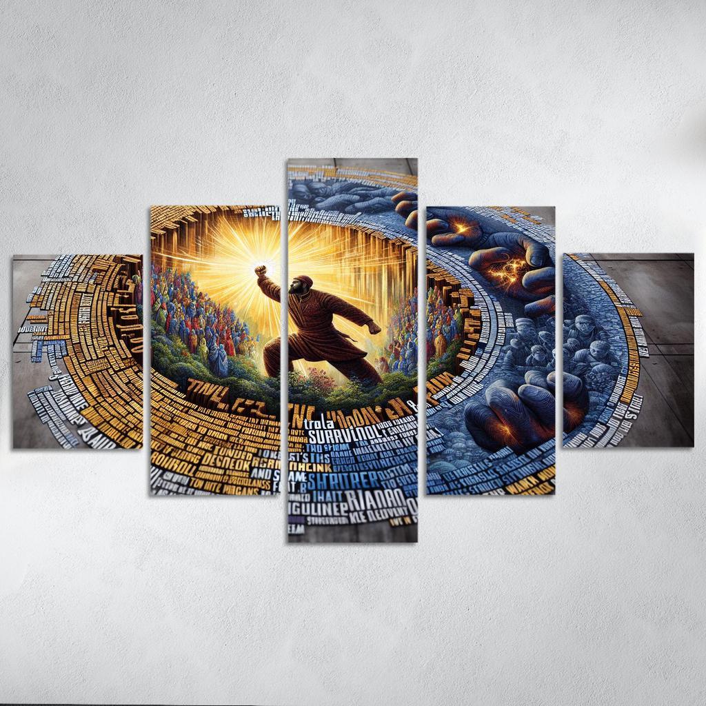 Tales Of Survival The Fight Against Domestic Violence Custom Paintings Frame