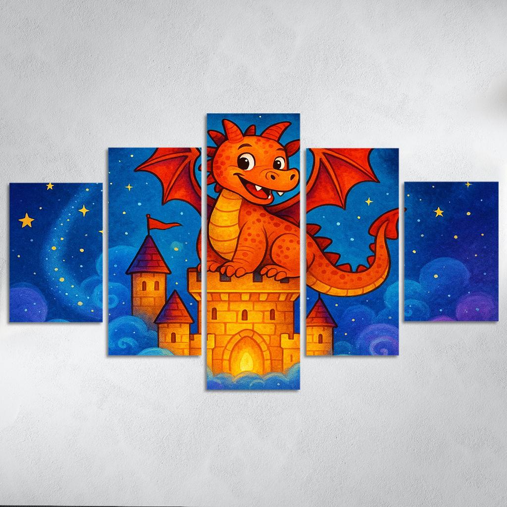 Magical Dragon Realm Premium Artwork Frames