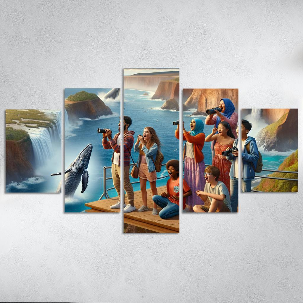 Whale Watching Point Nature's Majestic Show Art Trends