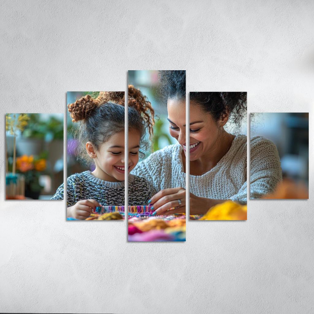 The Tapestry Of Love Weaving A Mothers Story Canvas Paintings Frame