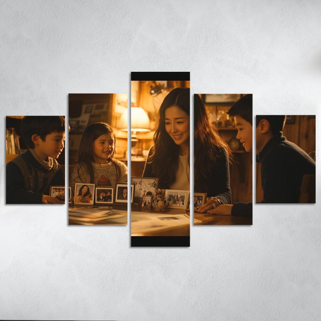 A Symphony Of Support A Mothers Guidance Modern Paintings Frame