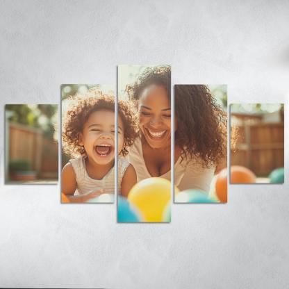 Echoes Of Laughter Celebrating Joy Custom Paintings Frame