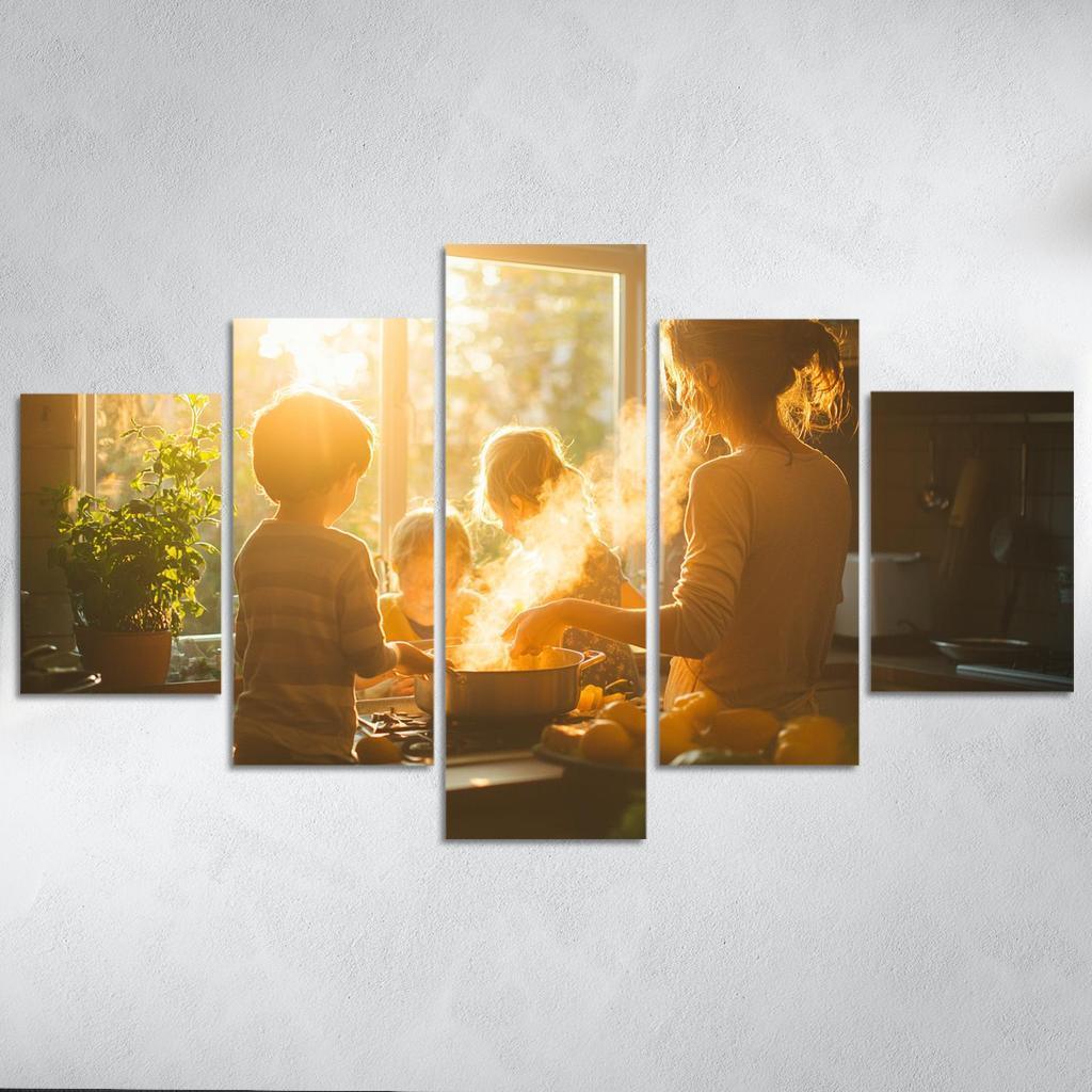 The Heartbeat Of Home A Mothers Love Canvas Paintings Frame