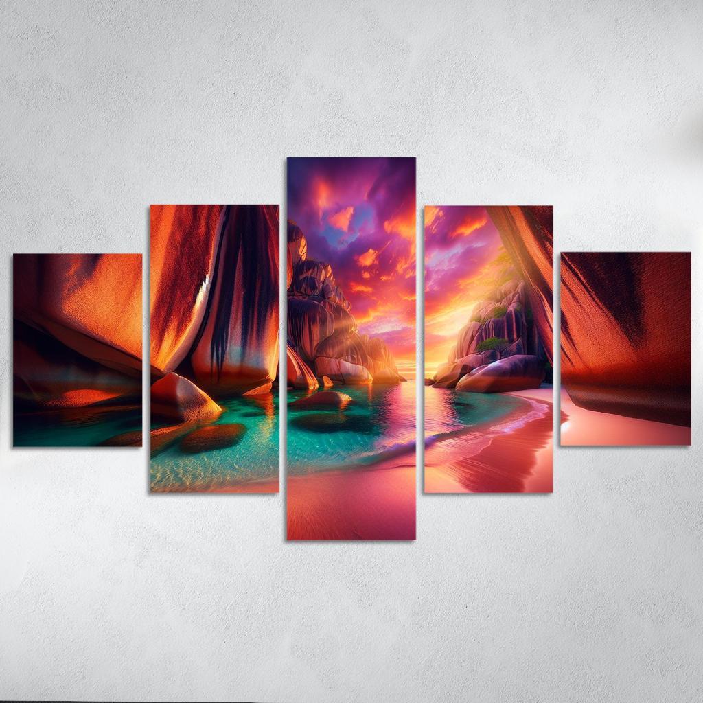 Crystal Cove Romantic Getaway Premium Artwork Frames