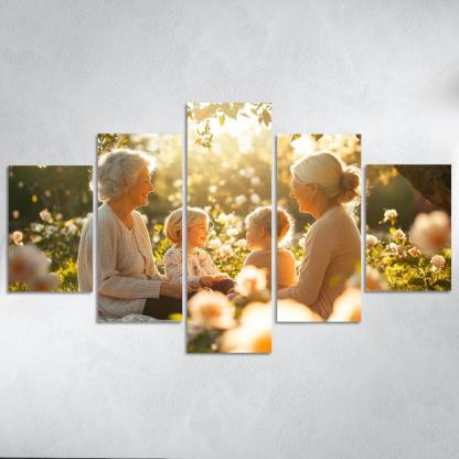 Through Generations The Legacy Of A Mother's Love One-piece Frames