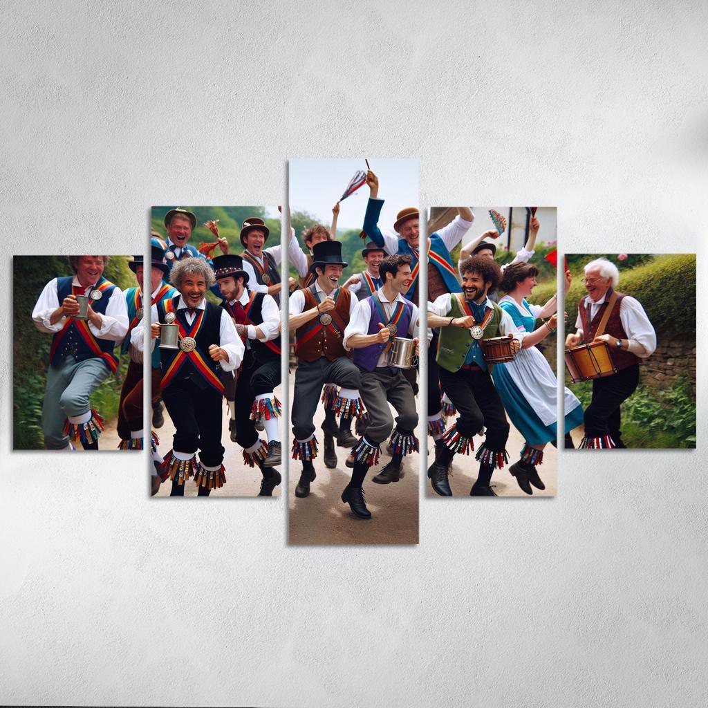 Morris Dance The Folk Tradition Of England Modern Paintings Frame