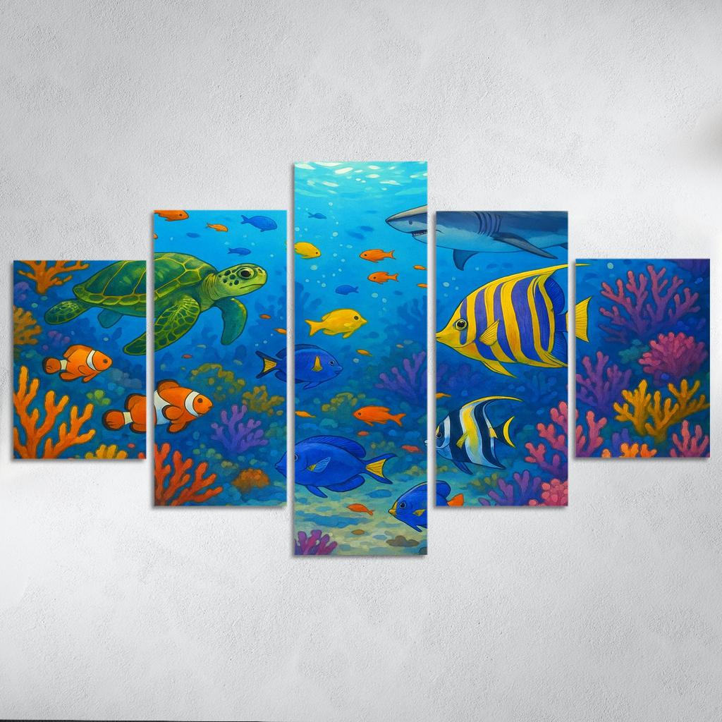 Ocean Guardians Artistic Expressions On Marine Conservation Premium Artwork Frames