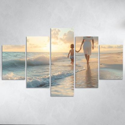 Embracing Change A Mothers Support Through Transitions Canvas Paintings Frame