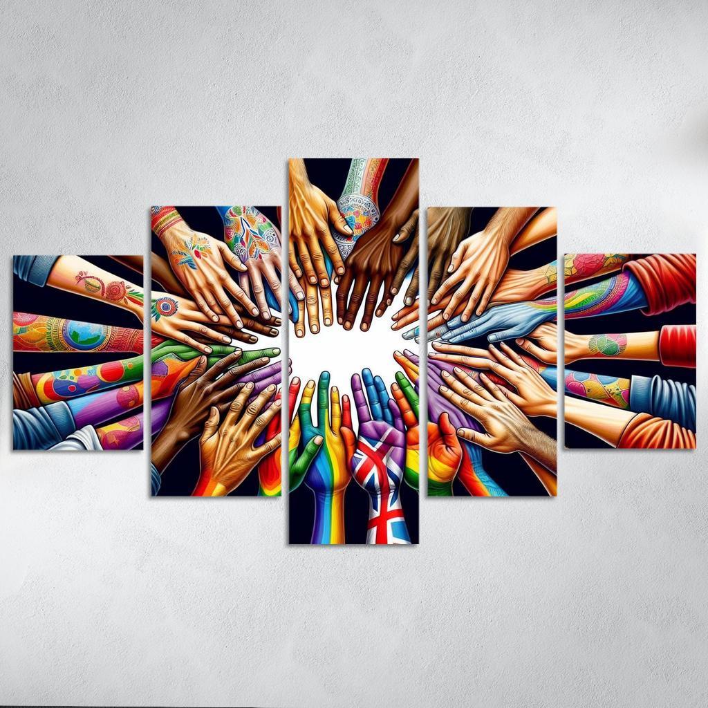 Art For Peace A Global Call To Action Custom Paintings Frame