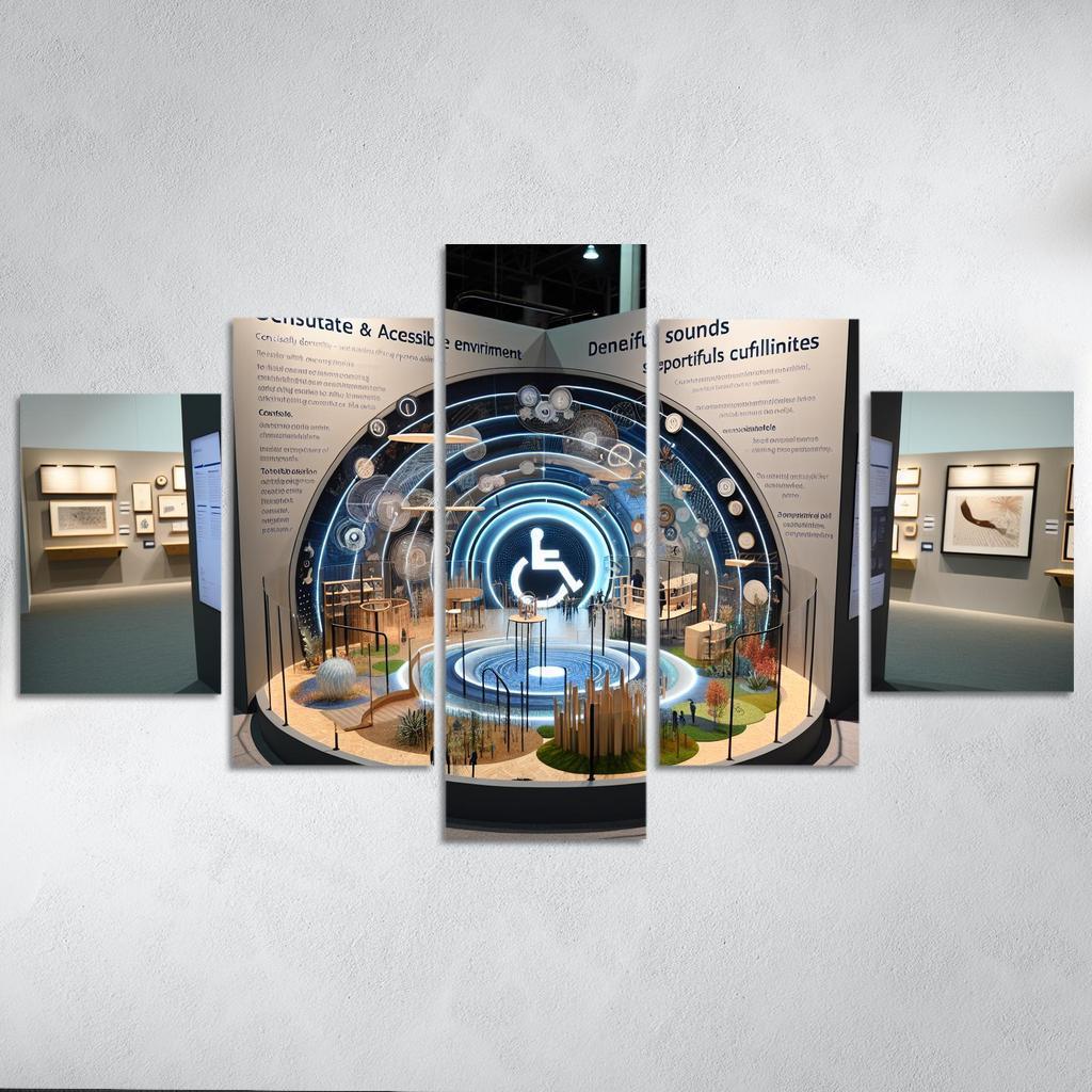 Breaking Barriers Advocacy For Accessibility And Inclusion Multi-panel Paintings