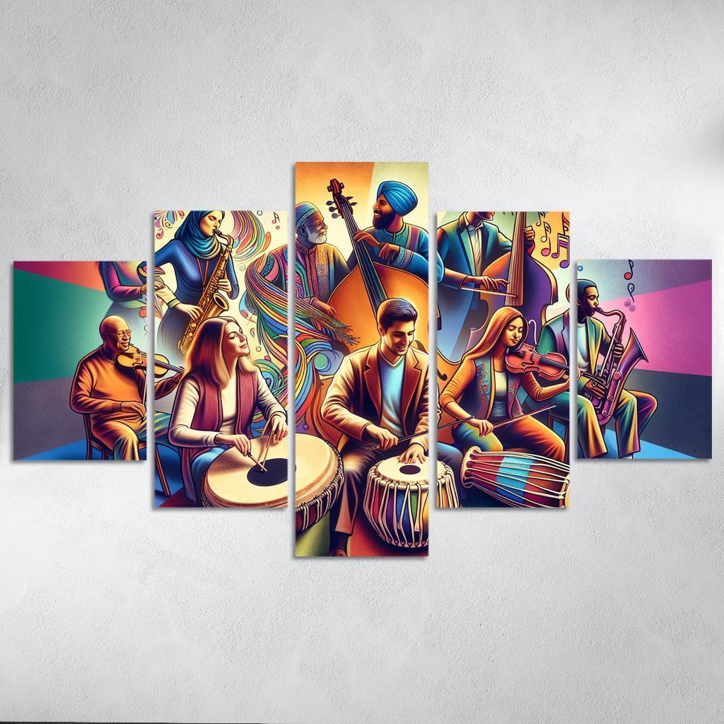 Voices In Harmony The Power Of Music In Social Change Custom Paintings Frame