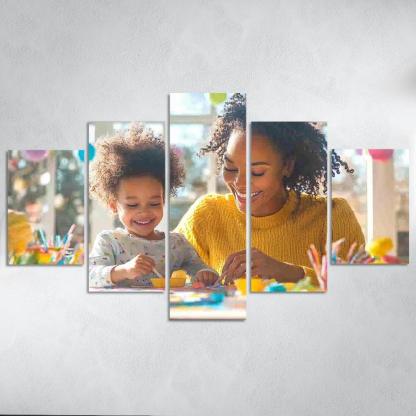 Crafting Love The Art Of Motherhood Custom Paintings Frame