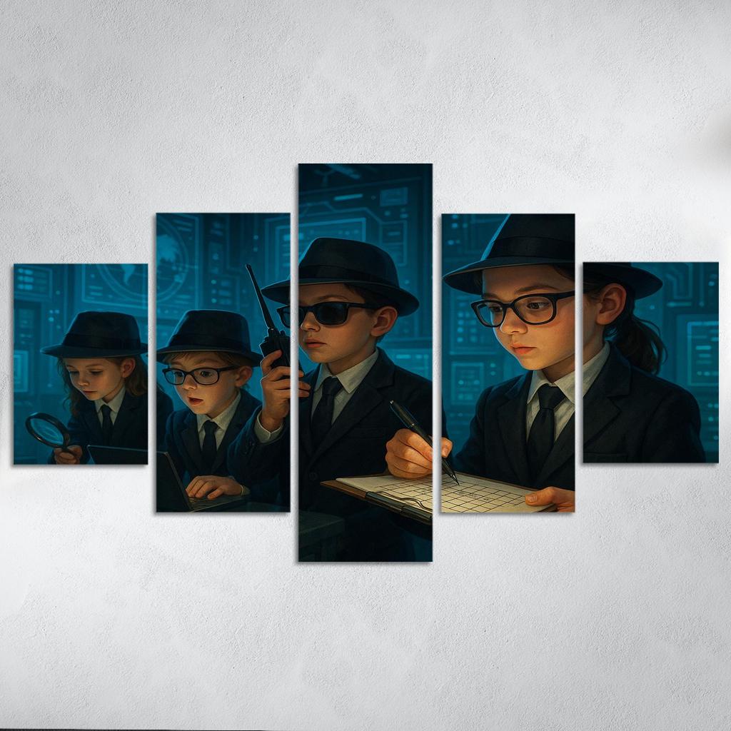 Secret Agents - Spy Kids Adventure Framed Paintings
