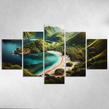 Natures Embrace Beach Premium Artwork Frames