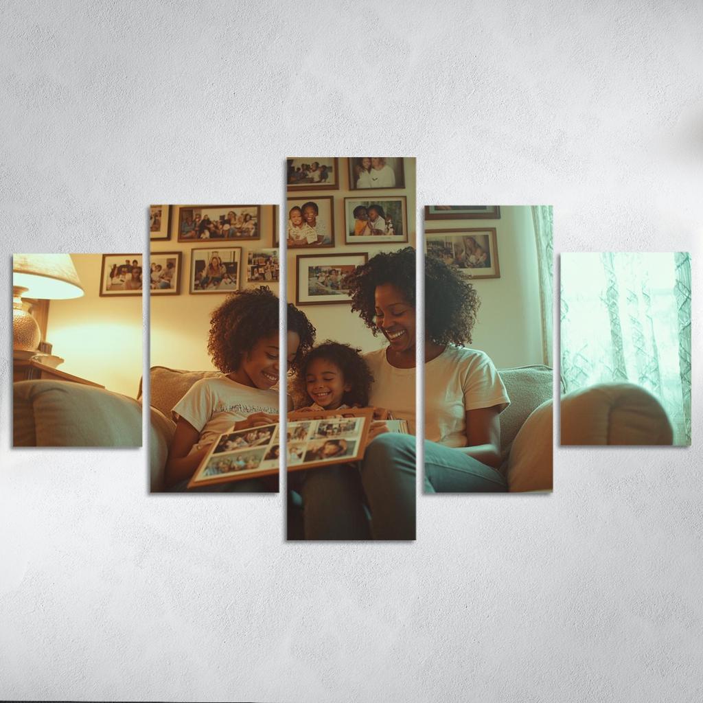 Reflections Of Love A Journey Through Time Custom Paintings Frame