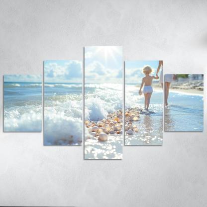 Waves Of Love The Ocean Of Motherhood Custom Paintings Frame