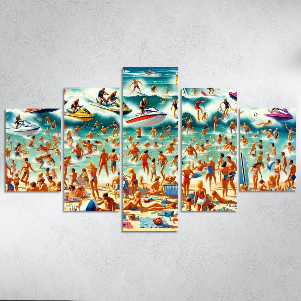 Adventure Cove Thrills On The Water Abstract Paintings Frame