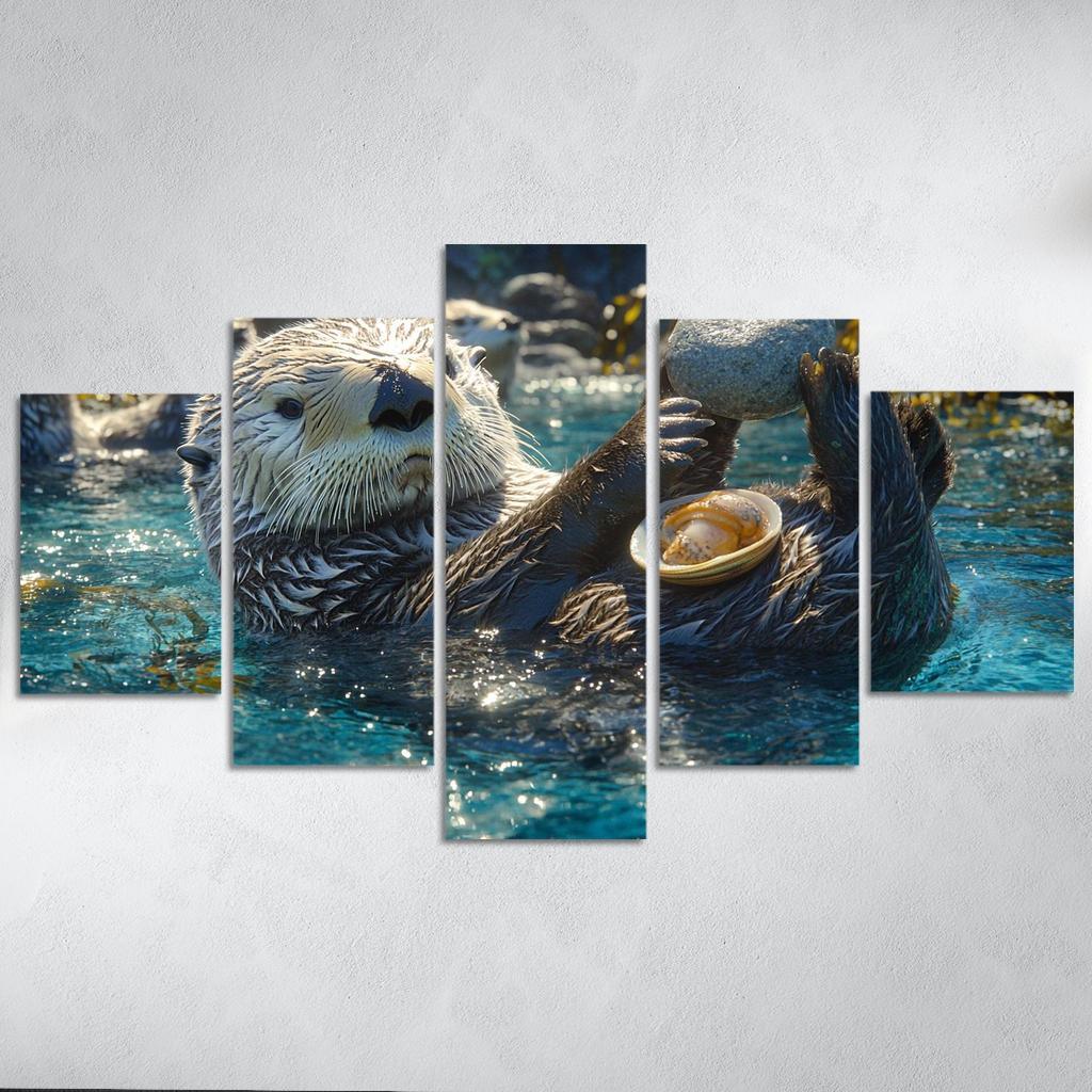 The Playful Sea Otter A Marine Acrobat Art Trends