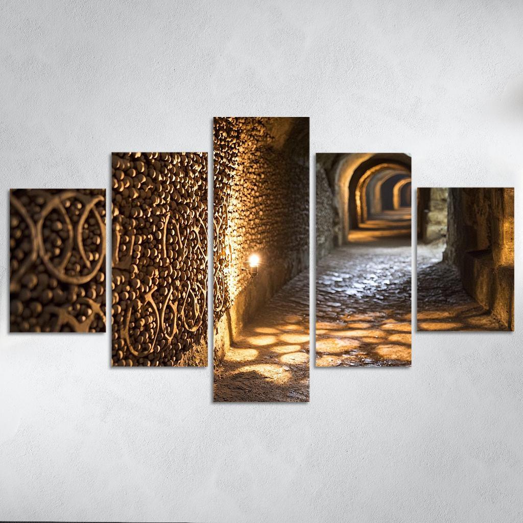 The Catacombs Of Paris Abstract Paintings Frame