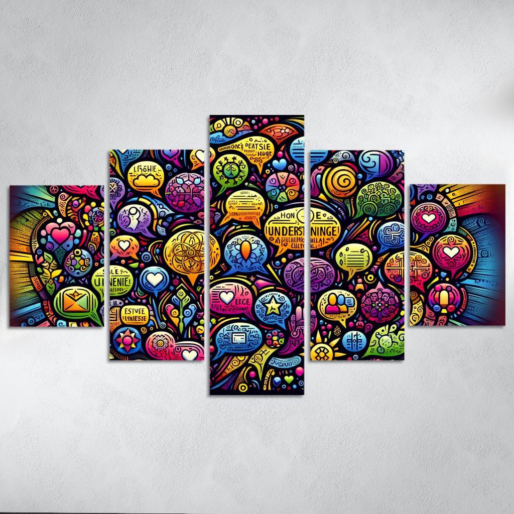 Bridges Of Connection The Power Of Dialogue Multi-panel Paintings