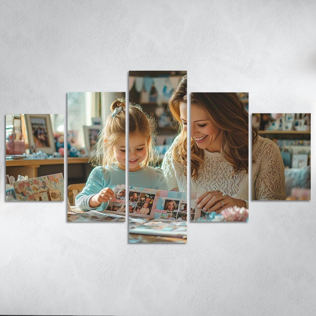 Woven Memories A Mothers Scrapbook Of Love Custom Paintings Frame