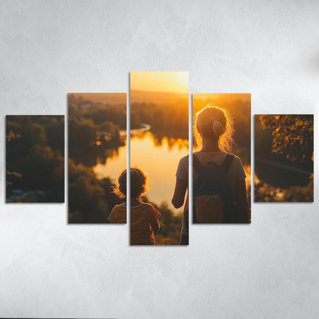 Her Unwavering Spirit A Mothers Strength Canvas Paintings Frame
