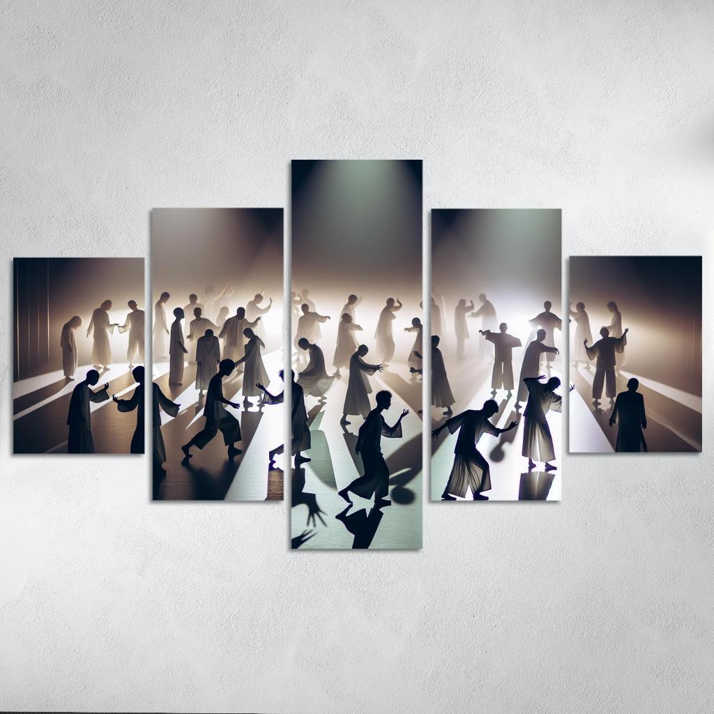 Butoh The Dance Of Darkness And Light Modern Paintings Frame