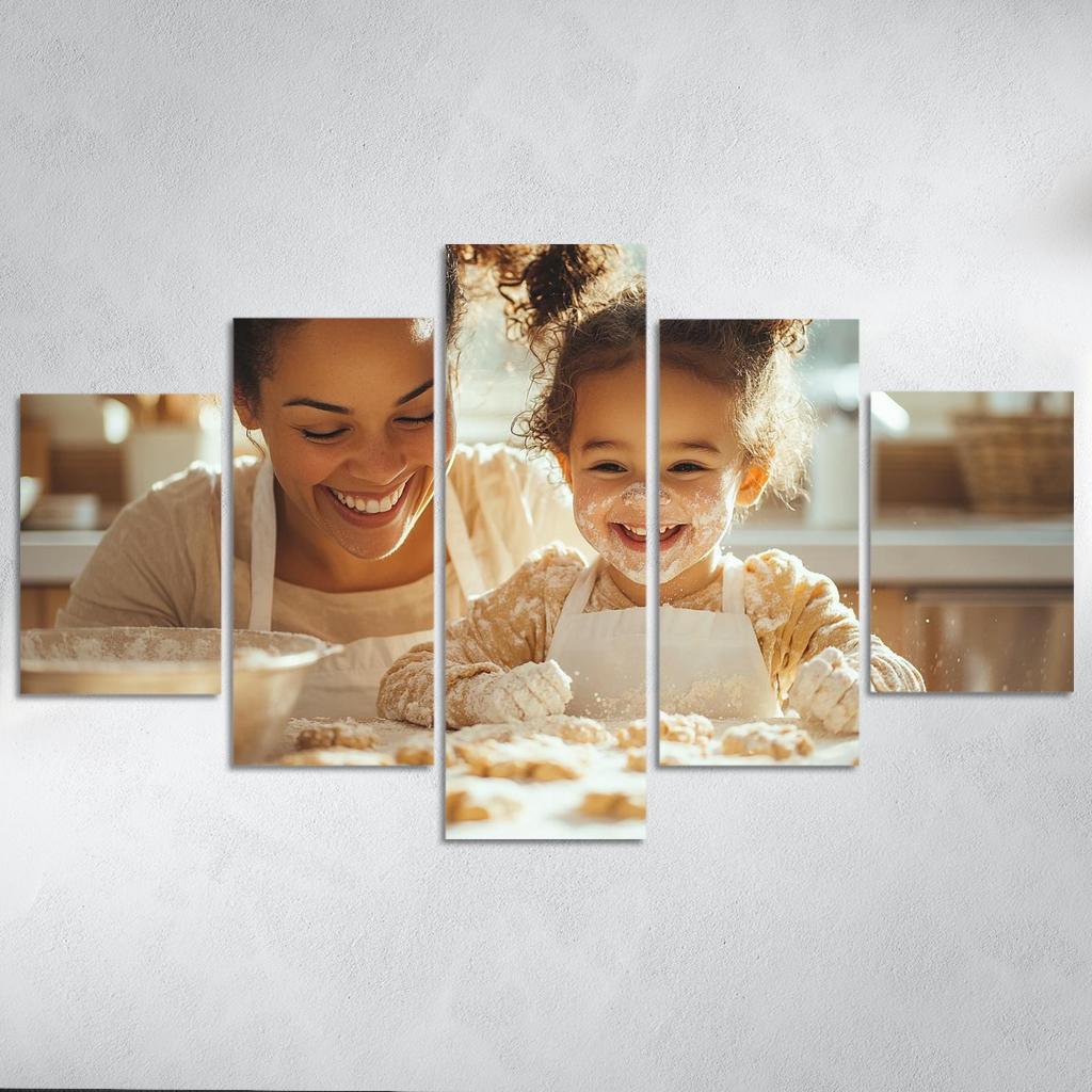 The Beauty Of Small Moments A Mothers Care Custom Paintings Frame